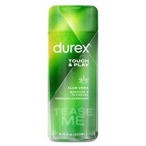2 PACK Durex Massage &amp; Play 2 in 1 Lubricant *07/25&amp;08/25* Aloe Vera 6.7... - $16.99