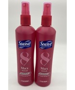 2 Suave Max Hold Hair Spray Long Lasting 8 Pump Non Aerosol 11 oz Discon... - £13.69 GBP