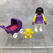 Playmobil African American Girl Child w/ Buggy - $7.83