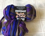 NEW Bernat Twist&amp;Twirl Yarn Desert Blue  Variegated brown Blue Ribbon Yarn - $21.49