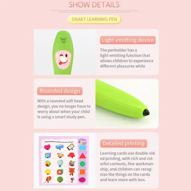 Pen Scanner And Reader Electronic Reading Pen With Learning Card