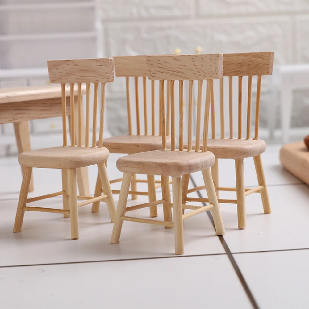 1 12 Doll House Wooden Table Furniture Set Kids Kitchen Food Toy Accessories - £11.67 GBP+