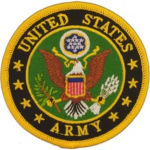 United States Army Logo Patch Green &amp; Yellow 3&quot; - £7.13 GBP