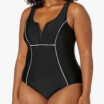 NWT City Chic City Chic Sport Clip Back 1piece Swimsuit Size 16 - £47.29 GBP
