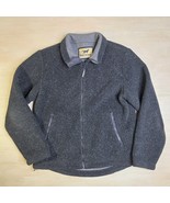 Irish Setter Fleece Jacket Gray Hunting Heavy Full Zip Pockets UltraDry ... - €34,29 EUR