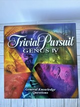 TRIVIAL PURSUIT GENUS IV General Knowledge Questions 1996 Sealed Parts *... - $18.49