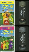 Here Come &amp; Dance With The Teletubbies 2 Vhs Tapes Pbs Kids Video Tested - $19.95