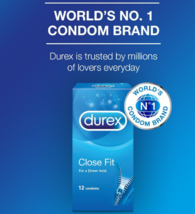 10 X 12pcs Durex Close Fit For Firmer Hold Condom Express Shipping - £126.40 GBP
