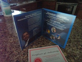 Barack Obama Presidential Coins New with Certificate of Authenticity. - £9.34 GBP