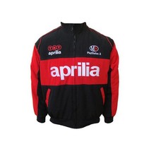 Aprilia TNT MS Black and Red Racing Jacket | NASCAR jacket | racer | Gif... - $179.97