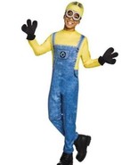 Minion Dave Despicable Me Jumpsuit Goggle Gloves Headpiece Halloween Cos... - £15.65 GBP