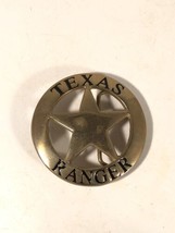 VINTAGE 1970s BARON STAR TEXAS RANGER SOLID BRASS BELT BUCKLE Made In USA - £30.95 GBP