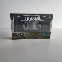 Maxell MX 90 Cassette Tape New Sealed IEC Type IV Metal Made In Japan Sealed - £26.13 GBP