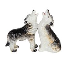 Pacific Trading Howling Wolves Ceramic Salt and Pepper Shaker Set 3.75 Inch - $17.80