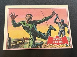 Batman Robin Joker Card 1966 Periodical Topps DC Comics 11A Riddler Big One Land - £15.44 GBP