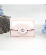 Tory Burch Pink Lily Robinson Spazzolato Leather Compact Small Wallet NWT - $3,416.64 MXN