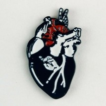 Peace Sign &amp; FU Hands Heart Enamel Pin Jewelry - £6.41 GBP