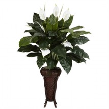Nearly Natural 6656 Spathyfillium with Stand Silk Plant - £136.95 GBP
