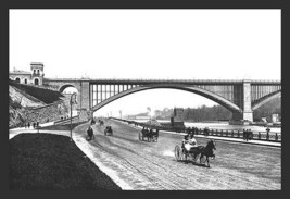 Washington Bridge and Speedway, NYC by William Henry Jackson - Art Print - £17.22 GBP+