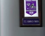 TCU HORNED FROGS CHAMPIONSHIP  PLAQUE FOOTBALL NATIONAL CHAMPS TEXAS CHR... - $4.94