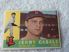 1960  TOPPS  JERRY  CASALE  #38  RED  SOX  BASEBALL   NM  /  MINT  OR  B... - £156.44 GBP