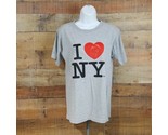 I Love New York T-Shirt Gray Size Small TD3 - $8.41