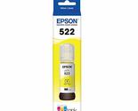 Epson 522 EcoTank Ink Ultra-high Capacity Bottle Yellow (T522420-S) Work... - £23.28 GBP