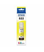 Epson 522 EcoTank Ink Ultra-high Capacity Bottle Yellow (T522420-S) Work... - £23.27 GBP
