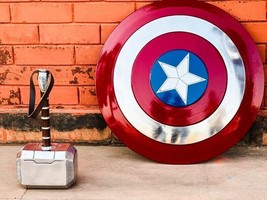 Captain america shield Avenger captain america shield Thor hammer Winter soldier - £179.82 GBP