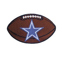 Dallas Star Ball Patch. 100% Embroidery. Iron On. Sew On. Size 5&#39;&#39; x 3.2&#39;&#39; - £5.93 GBP