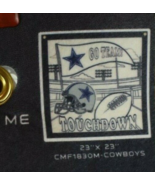 NFL Color Me Felt 23 x 23 Brass Grommet Banner Dallas Cowboys - £7.31 GBP