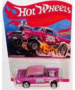 &#39;55 Chevy Bel Air Gasser Custom Hot Wheels Candy Striper Series  w/Real ... - $137.97 CAD