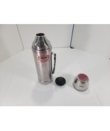 Vintage UNO-VAC Thermos Stainless Steel Unbreakable Made In USA with lid... - $39.32 CAD