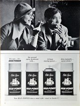 OLD SPICE MAN POWER DEODORANT - Aerosol Spray -1964 Vintage Print Ad - $222.38 MXN