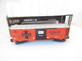 VINTAGE K-LINE TRAINS - K-90010 KCC -SANTA FE REEFER- 0/027- LN- BOXED- HC1 - $15.93