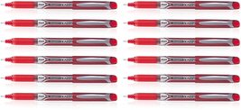 Pilot 019590 Hi-Tecpoint V10 Grip Pen (Red - Pack of 12) - $29.70