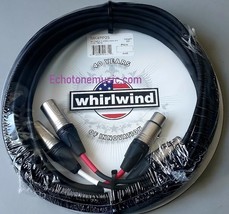 Whirlwind MK4PP25 Stereo 25ft Dual XLR microphone Audio Cable Perfect Pair - $114.00