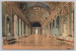 Versailles France Galerie des Glaces Mirror Gallery Splendours Charmes Postcard - £10.80 GBP