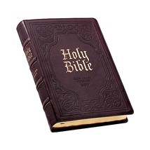 KJV Bible Giant Print Full Size Dark Brown - $43.00