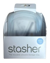 Stasher The Silicone Reusable Bag Pocket Size - Plastic Free - Clear - £8.73 GBP