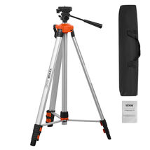 VEVOR Laser Tripod 1/4-20 27-68 in Level Bubble Retractable Aluminum - $34.99