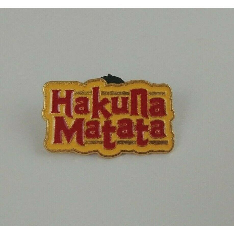 Disney The Lion King Motto: Hakuna Matata Trading Pin - $4.37