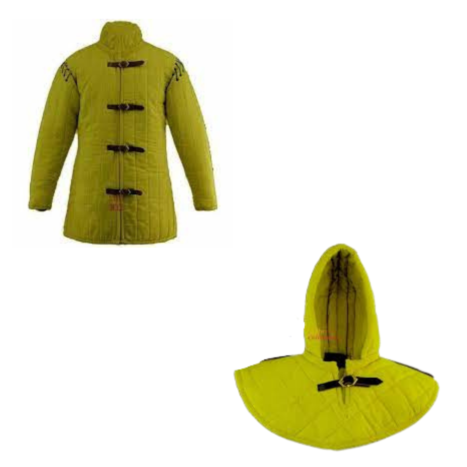 Medieval Gambeson Thick Padded Armor Cotton Fabrics DRESS Coat Aketon Jacket Sca 25789035912