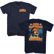 Jimi Hendrix Live Concert Men&#39;s T Shirt - £23.72 GBP+