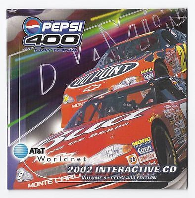 2002 Pepsi 400 Interactive CD program - $10.08