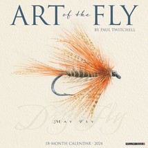 Willow Creek Press Art of the Fly (Paul Twitchell) Monthly 2024 Wall Calendar (1 - £19.17 GBP