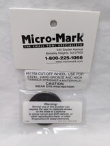 Micro-Mark The Small Tool Specialists #81758 Cut-Off Wheel - €16,96 EUR