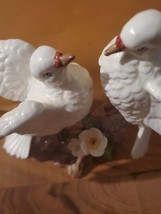 Vintage Enesco 1976 Maruri Masterpiece Bone China Porcelain Doves on Branch - £21.46 GBP