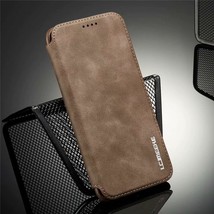 Case for iPhone 17 Pro Max (Color: Coffee)  Magnetic Slim Hard Leather ... - $54.21