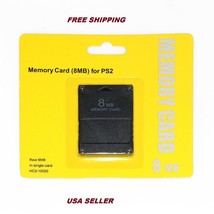 8MB Megabyte Memory Card Data For Sony PlayStation 2 PS2 Slim Game Conso... - £5.93 GBP